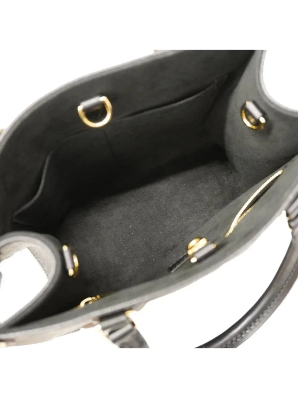 Louis Vuitton Handbag Monogram Empreinte On The Go PM Noir 2-Way